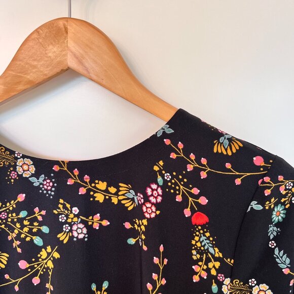 Loft Long Sleeve Floral Dress - Picture 2 of 8